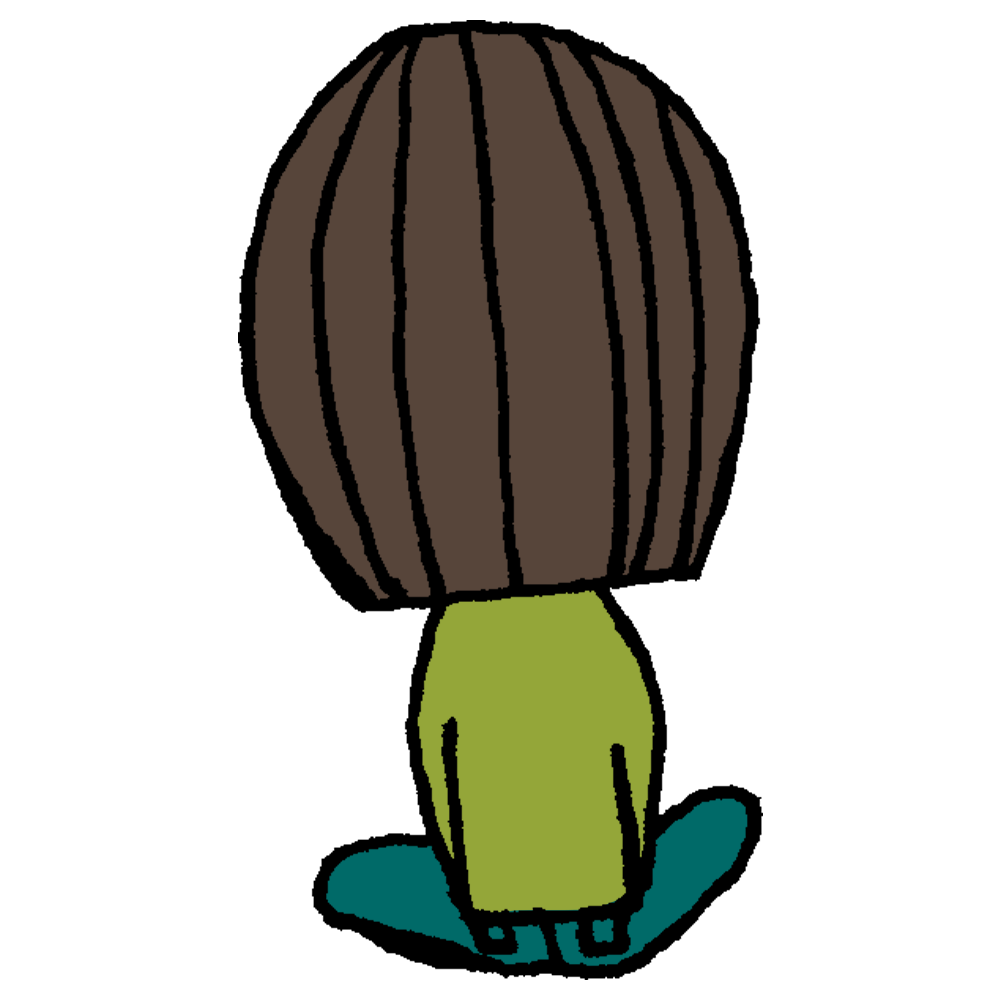 後ろ姿 イラスト詳細 6位