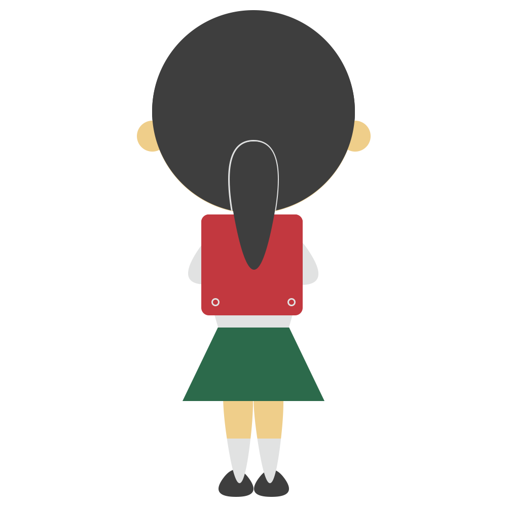 後ろ姿 イラスト おしゃれ詳細 10位