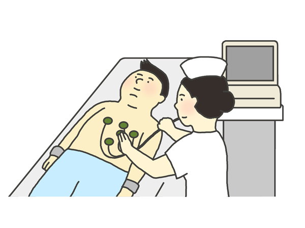心電図 検査 イラスト詳細 5位