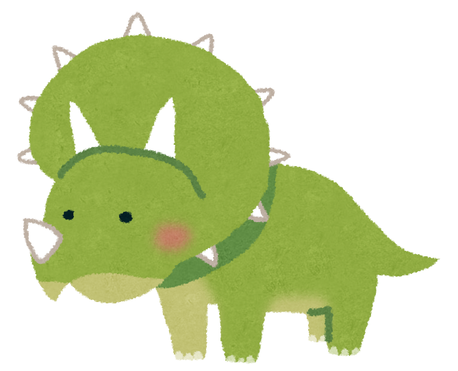 恐竜 イラスト かわいい 簡単詳細 6位