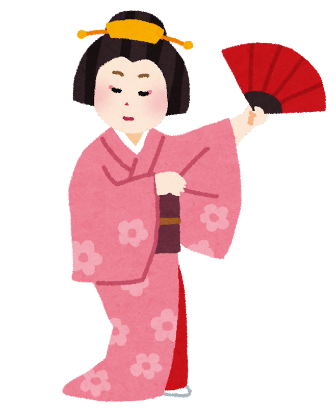 扇子 持つ イラスト詳細 6位