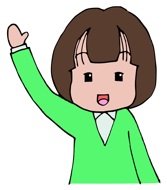 手 を 振っ てる イラスト詳細 4位