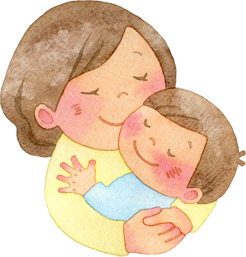 抱きしめる イラスト フリー詳細 3位