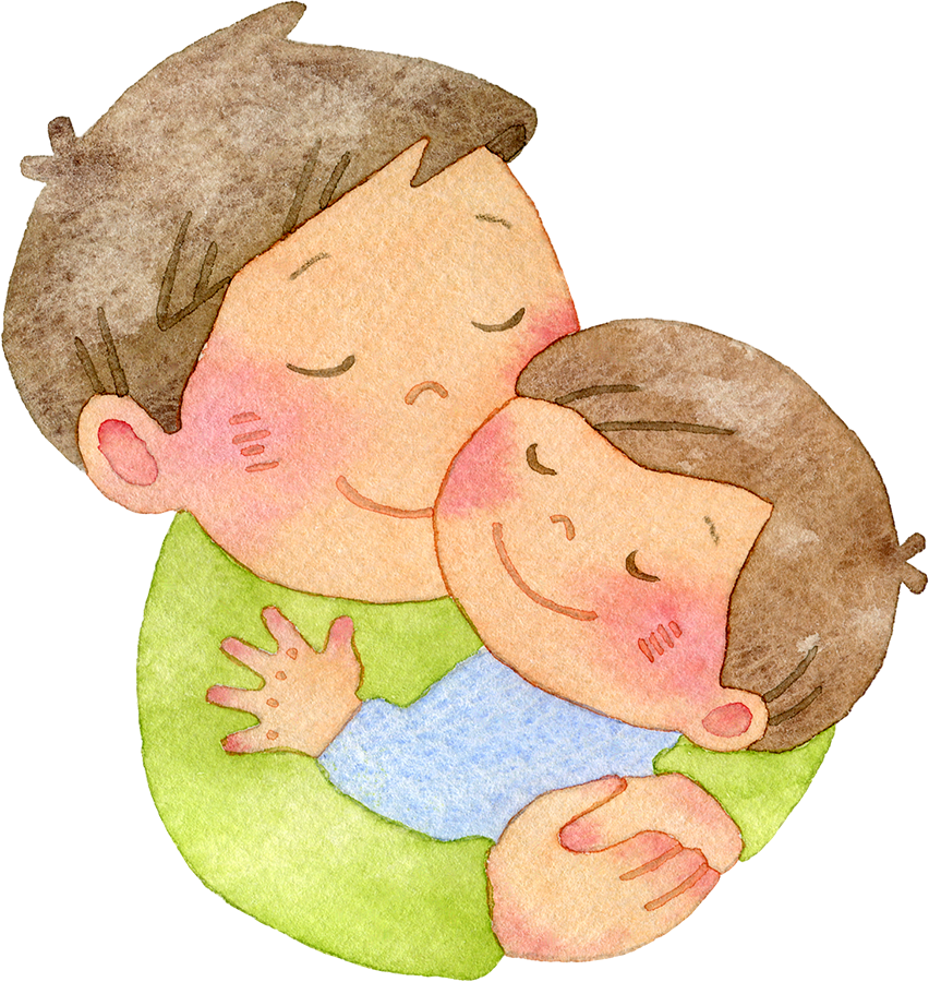 抱きしめる イラスト フリー詳細 7位