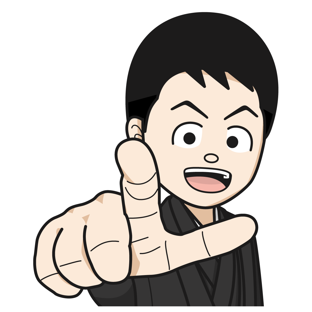 指さし イラスト詳細 7位