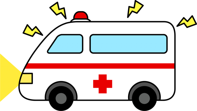 救急車 イラスト 簡単詳細 2位