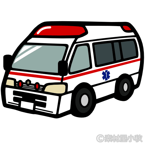 救急車 イラスト 簡単詳細 11位