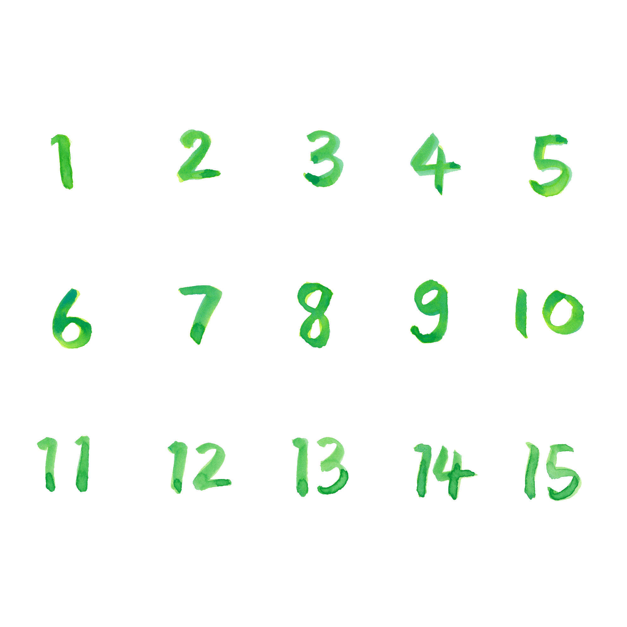 数字 デザイン かわいい詳細 6位