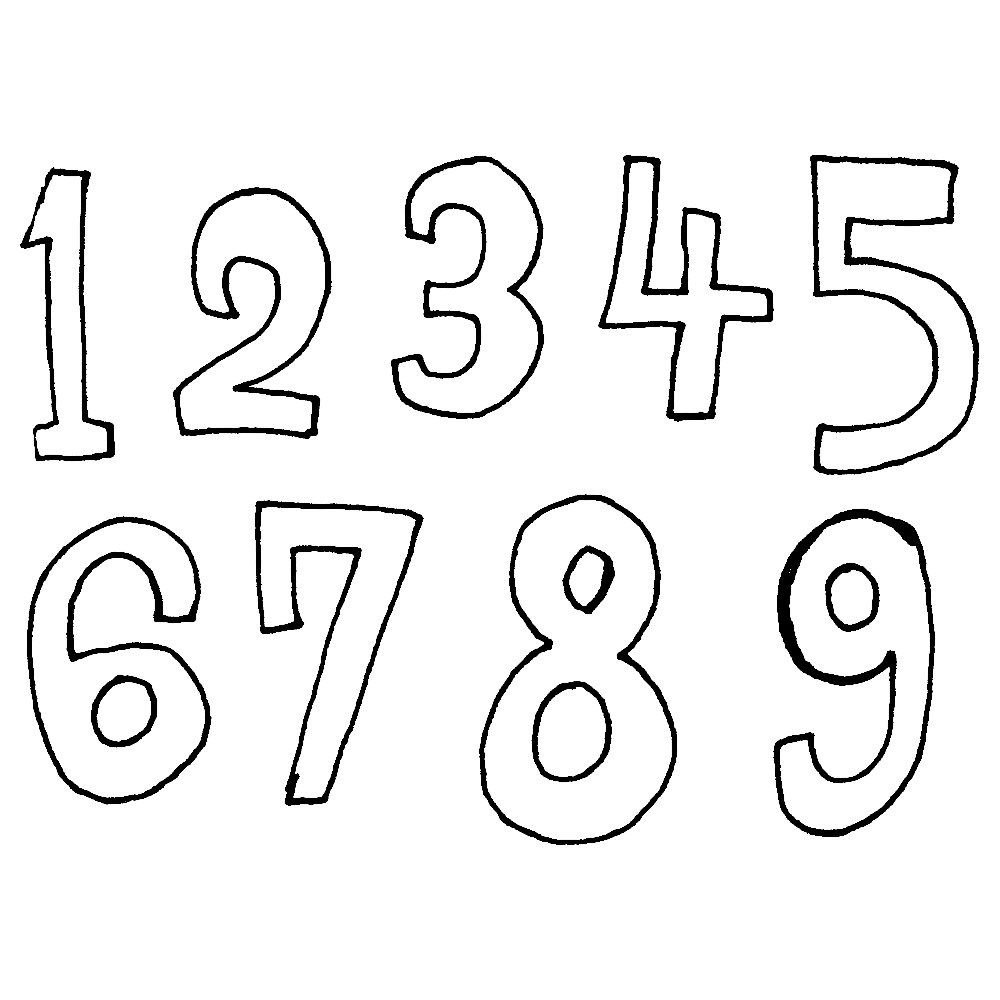 数字 手書き デザイン詳細 7位