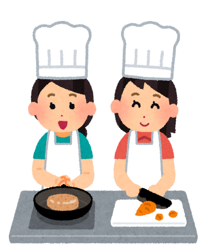 料理 し て いる イラスト詳細 2位