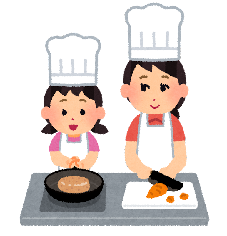 料理 し て いる イラスト詳細 3位