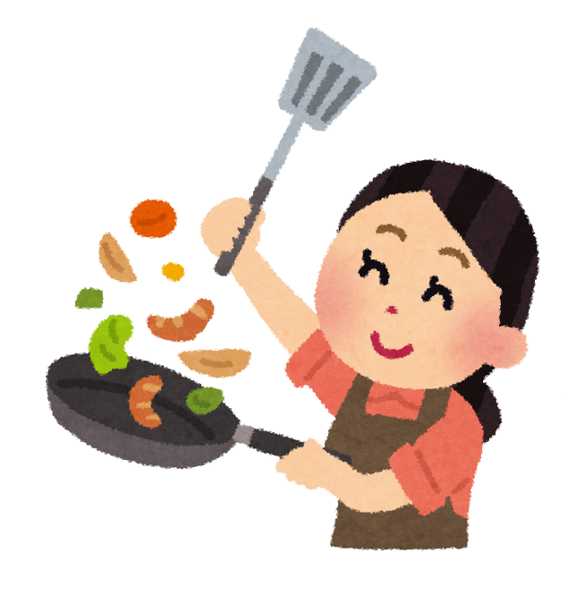 料理 を 作る イラスト詳細 2位
